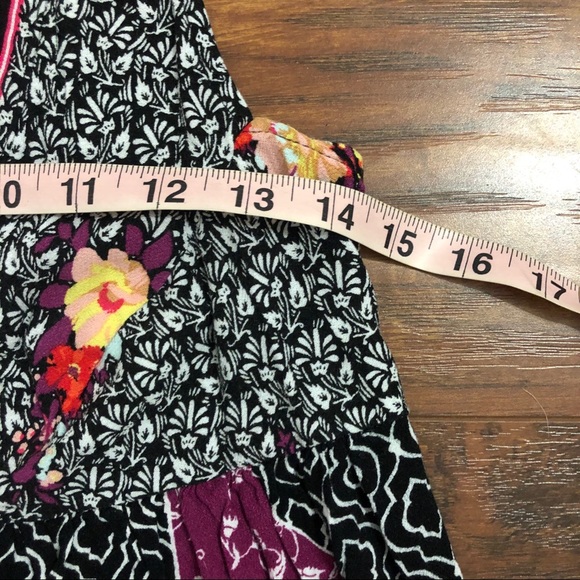 Free People Dream Darlin Deep V Tank Top Sz M - Picture 8 of 9